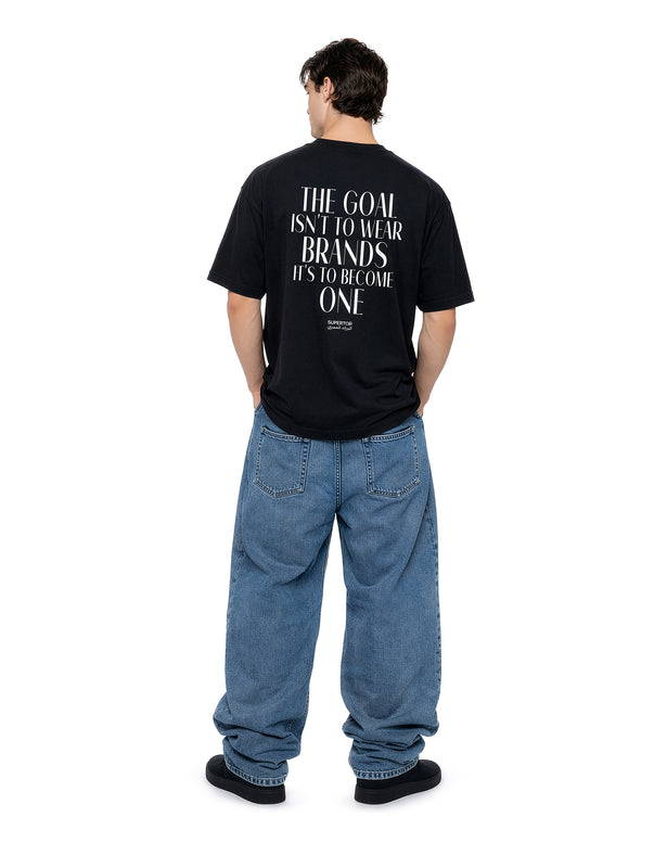 THE GOAL ISN'T TO WEAR BRANDS