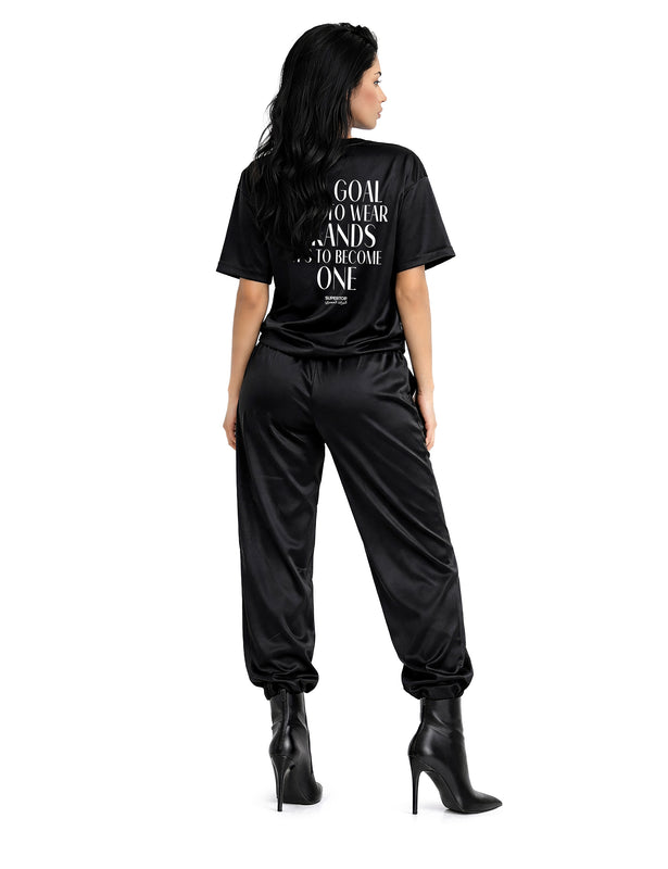 THE GOAL ISN'T TO WEAR BRANDS