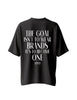 THE GOAL ISN'T TO WEAR BRANDS
